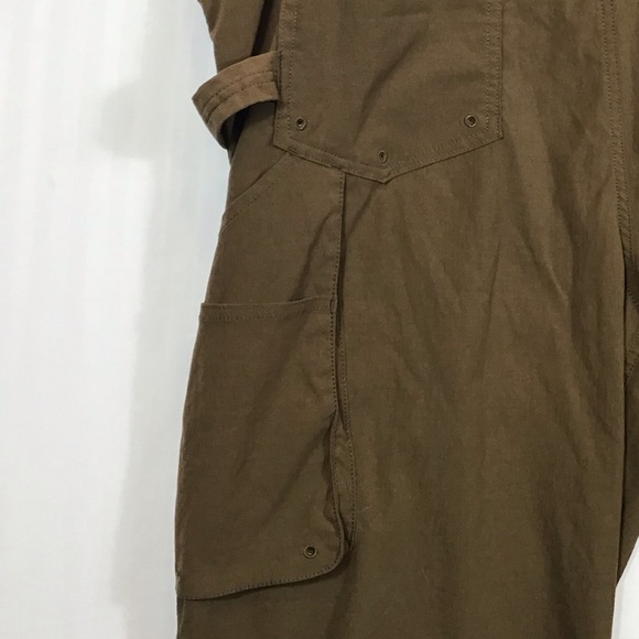 Duluth Trading Co Womens Heirloom Gardening Bibs Size L Overalls Stretch Nylon - Picture 5 of 16